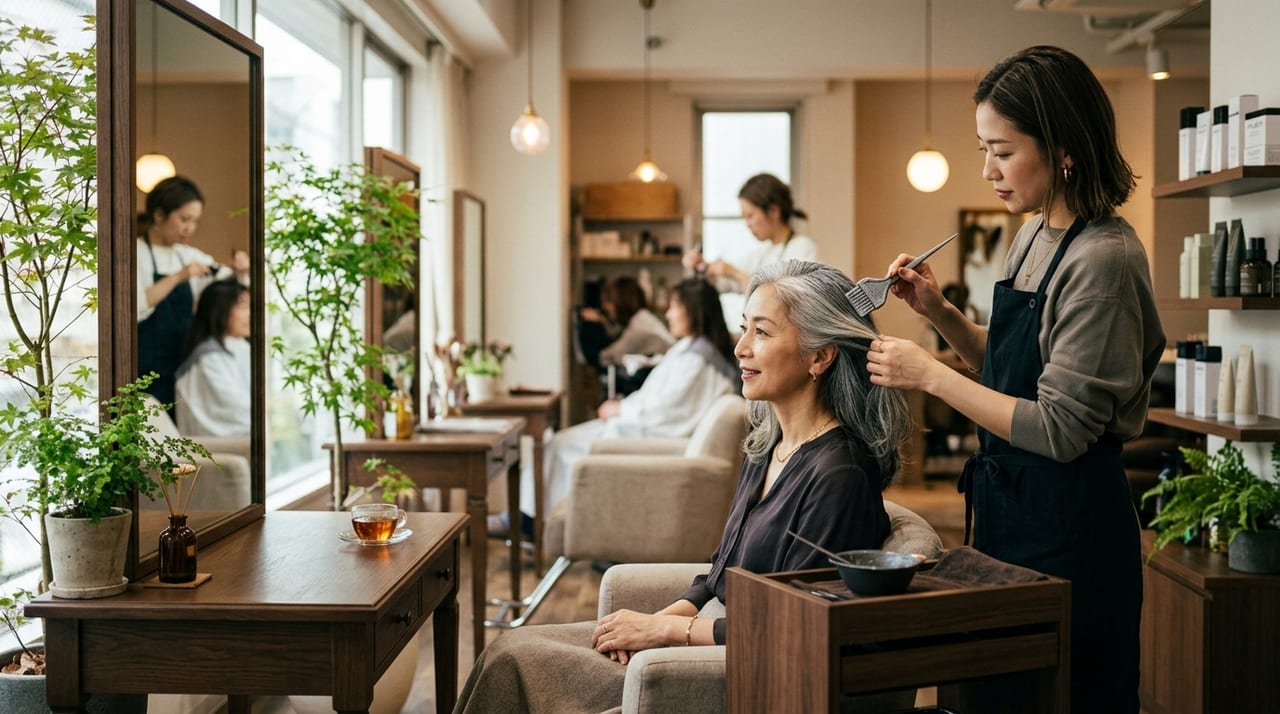 グロスカラー（ツヤカラー）とは？仕組み・効果・色持ち・向いている人