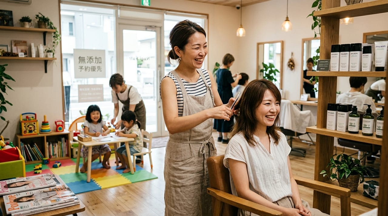 子どもの夏休み・長期休暇とママ美容師のシフト調整ガイド のメインビジュアル