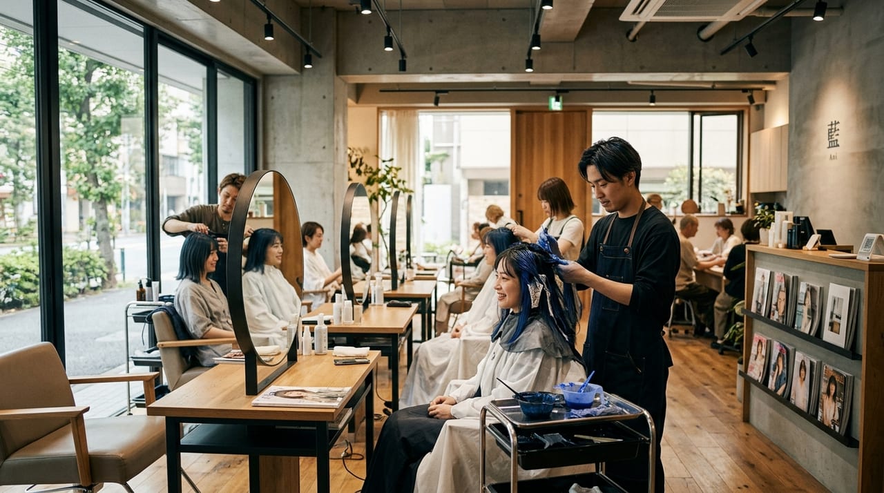 ヘアカラーの色落ちスケジュール管理ガイド｜次の来店タイミングと褪色を楽しむ計画術 のメインビジュアル