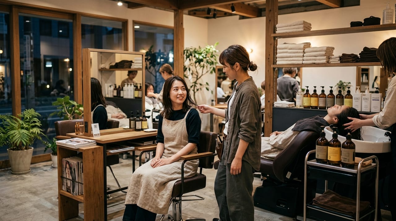 出張が多い人のヘアケア戦略｜水質の違い・ホテル環境でも髪を維持するルーティン のメインビジュアル