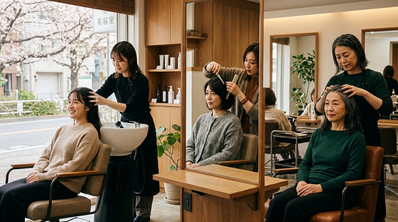 毛周期の3つのフェーズ