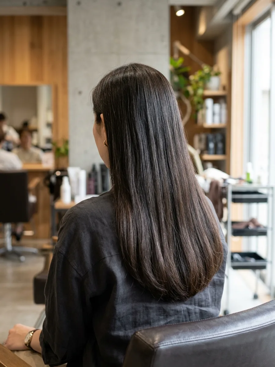 多賀城 コスタヘアー エイジングケアグレイロング - 後ろ姿